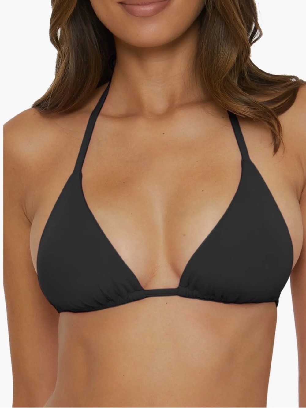 Becca Black Triangle Bikini Top
